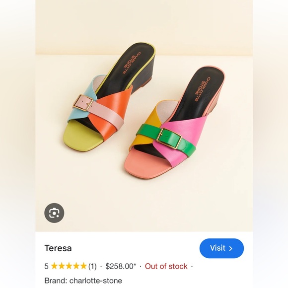 Charlotte Stone Shoes - Charlotte Stone Teresa Mules